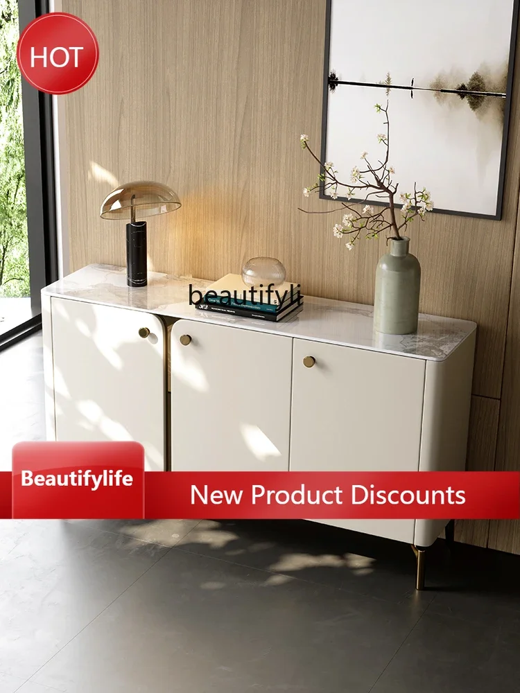 

Light Luxury Minimalist Sideboard Cabinet Hallway Shoe Cabinet Integrated Household Partition Curio Cabinet ss1001