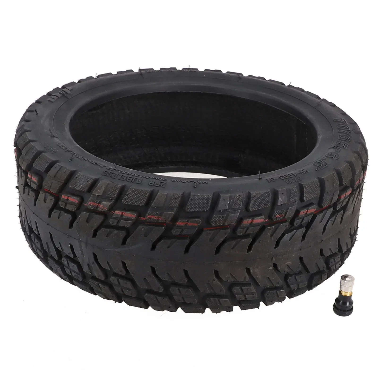 Reliable Replacement Option, Offroad Tubeless Tyre, 10 inch 10x2 75/6 5 Tire for Electric Scooter, Long lasting