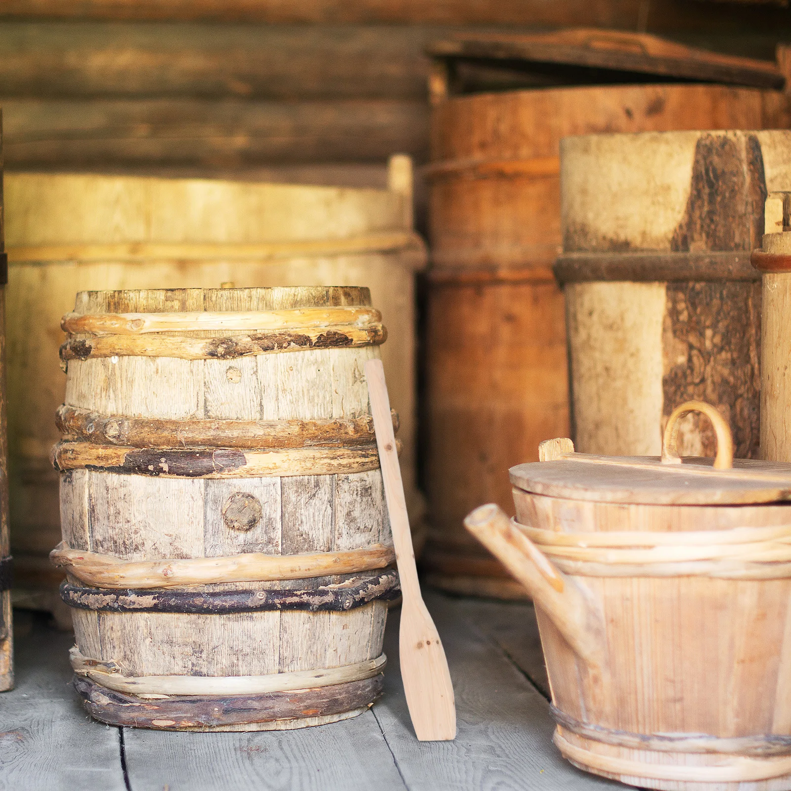 

Wood Mash Paddle 27.5 Inch Ergonomic Grip Brewing Beer Large Batch Cooking Crawfish Mixing Stick Fermentation Tool