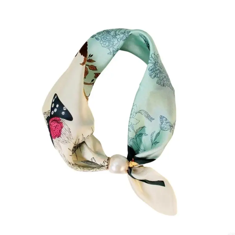Light Neck Scarf with Closure for Spring and Fall Outfits