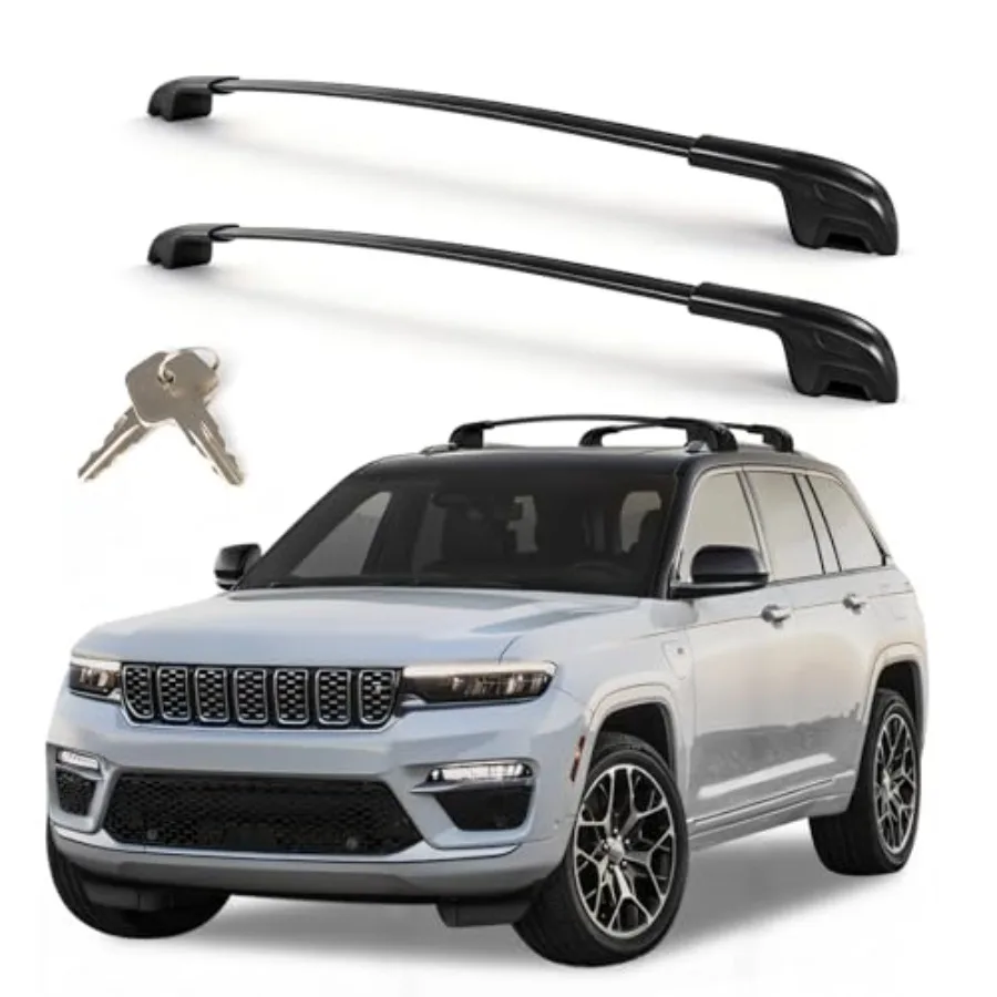 

Roof Rack Cross Bars Compatible with Jeep Cherokee 2014-2023 Not for Grand Cherokee Heavy Duty 300 LBS Lockable Aluminum Crossb