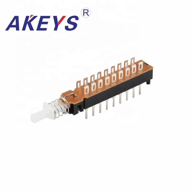 10PCS PBS-62H18 18PINS KAN4H Straight key switch for Steam hanging ironing machine