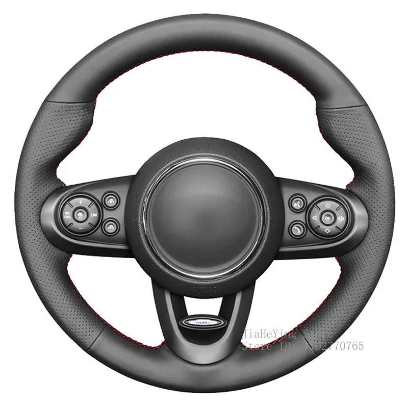 Hand-stitched Anti-slip Artificial Leather Steering Wheel Cover For Mini (Hatchback/Mini JCW Clubman JCW Interior Accessories
