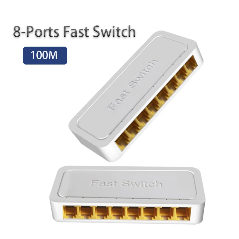 

Plug and Play Game network switch Full Auto Game Loading Adapter 10/100mbps Internet Splitter RJ45 Hub Ethernet Smart Switcher