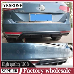Car Styling ABS Paint Rear Bumper Lip Spoiler Trunk Diffuser Cover For Volkswagen VW Passat B8 Variant 2016 2017 2018 2019
