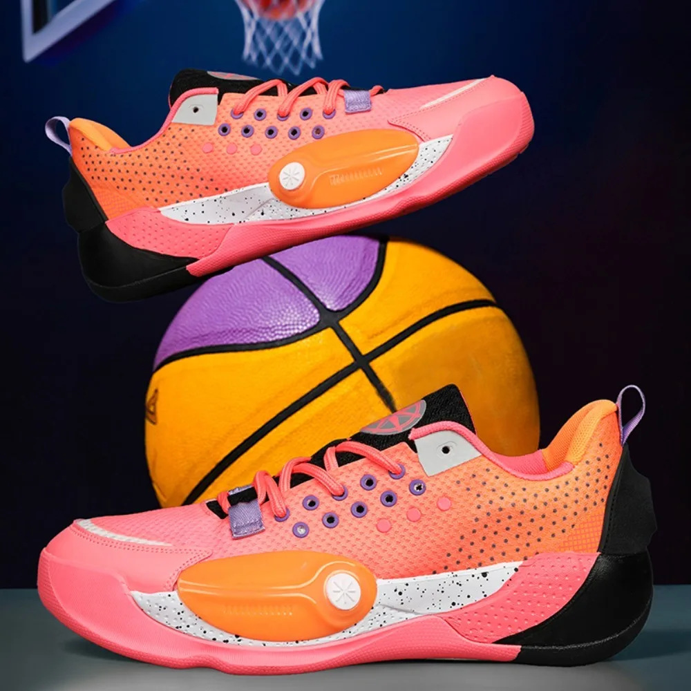 2026 New high rebound city 10 basketball shoes men Wade shock  combat sports shoes students low top sneakers view 3
