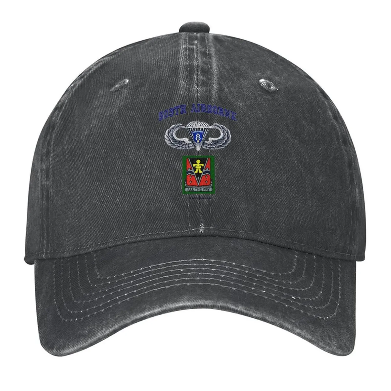 

THE 5 ARROWS 509th AIRBORNE Baseball Cap Big Size Hat Trucker Cap Vintage fun hats Girl'S Hats Men's