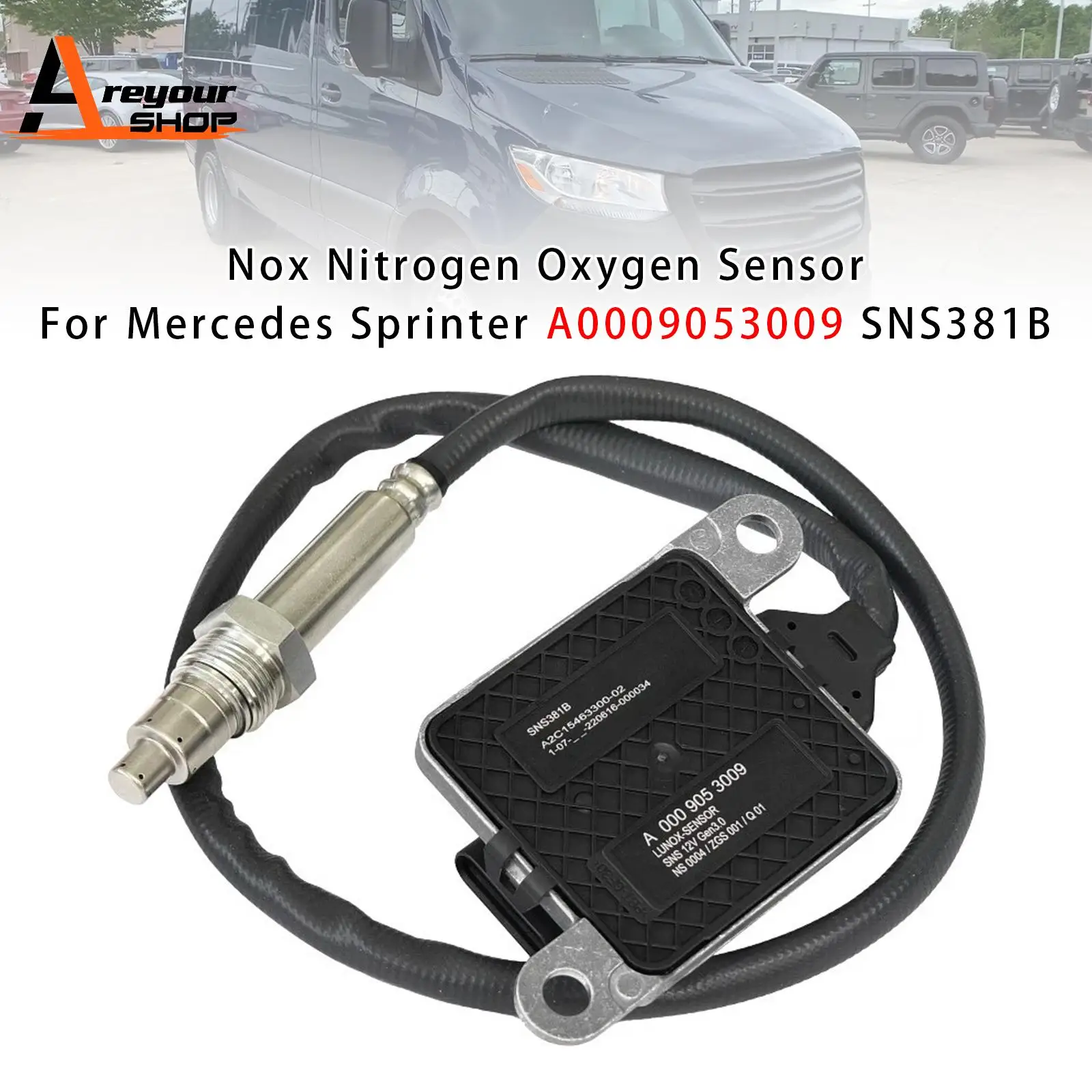 

Датчик кислорода Nox азота для Mercedes Sprinter A0009053009 SNS381B