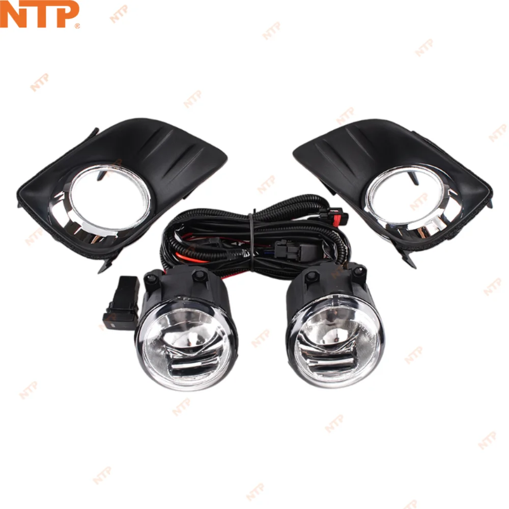 

For Toyota Land Cruiser Prado 2010-2013 Headlight Car Fog Lights Assembly Daytime Running Light Daylight Fog Light Kit Auto Part