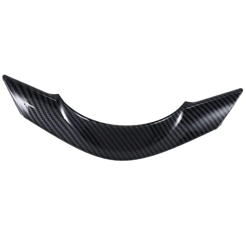 A82M-Carbon Fiber Steering Wheel Frame Cover Trim For Mazda 2 Demio DL Sedan DJ Hatchback 2018 2019