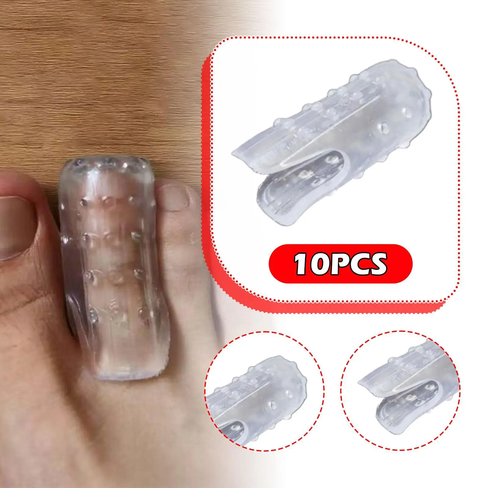 

20x Big Toe Protectors Reusable Anti Wear Easy to Use for Men Women Toe Caps