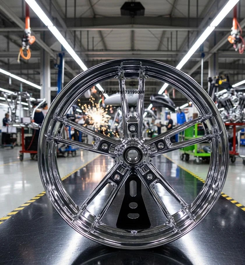 

21-дюймовый хромированный передний обод ENFORCER 21X3.5 для мотоциклов Touring, Bagger, Road Glide