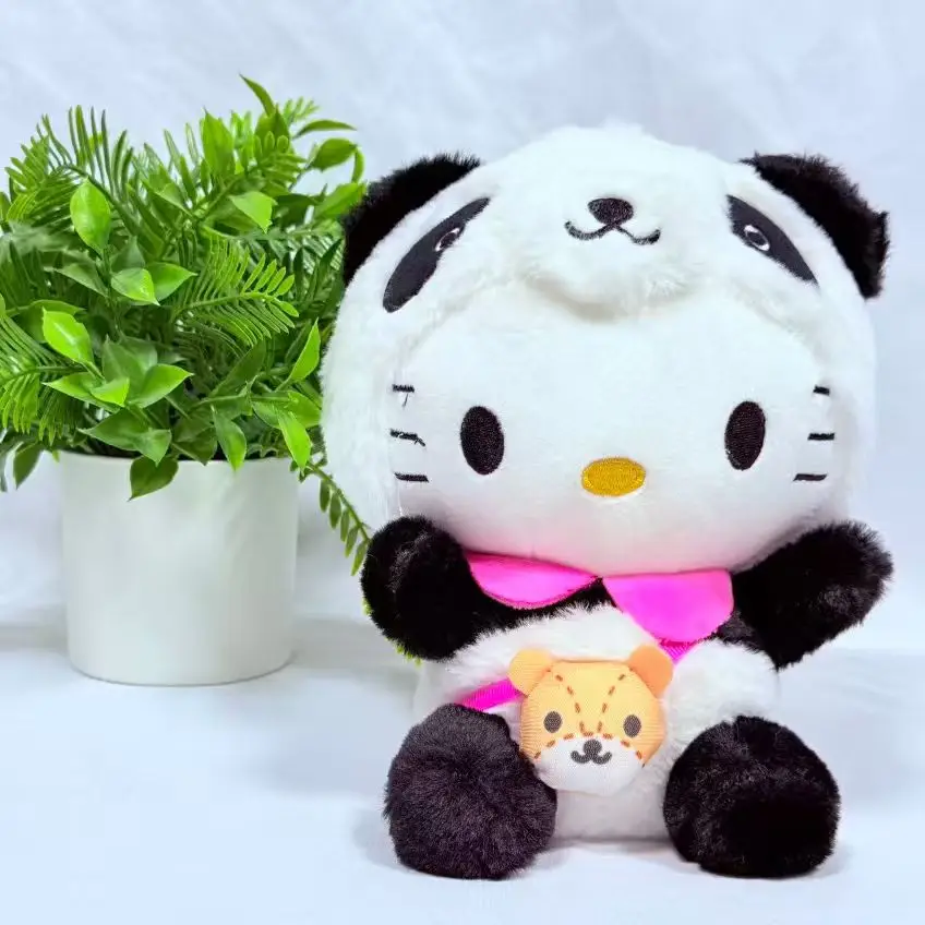 Hello Kitty Anime Hello Kitty Pluszaki Miękkie Poduszki Prezenty Urodzinowe Dla Dziewczynek Kawaii Hello Kitty Pluszowe Lalki
