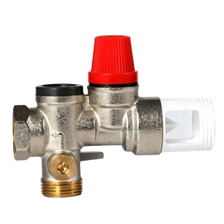 

2Pcs electroplated triangle valve, copper ball core, copper stem, pressure relief valve, pressure reducing valve, gas safety val