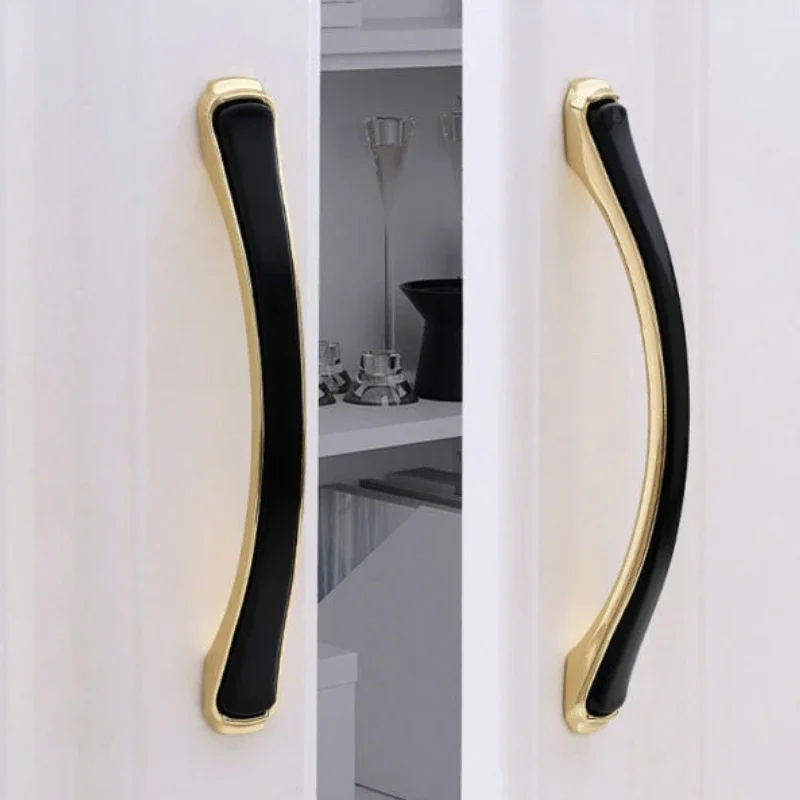 Moderno Luz Zinc Alloy Maçanetas, Móveis Hardware, Armário, Guarda-Roupa, Alças de Gaveta, Gabinete Puxa