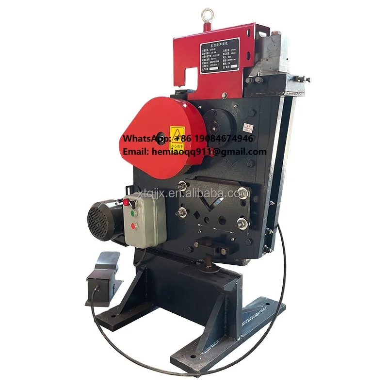 Multi-function Hydraulic Sheet Metal Processing Punching and Shearing Machine