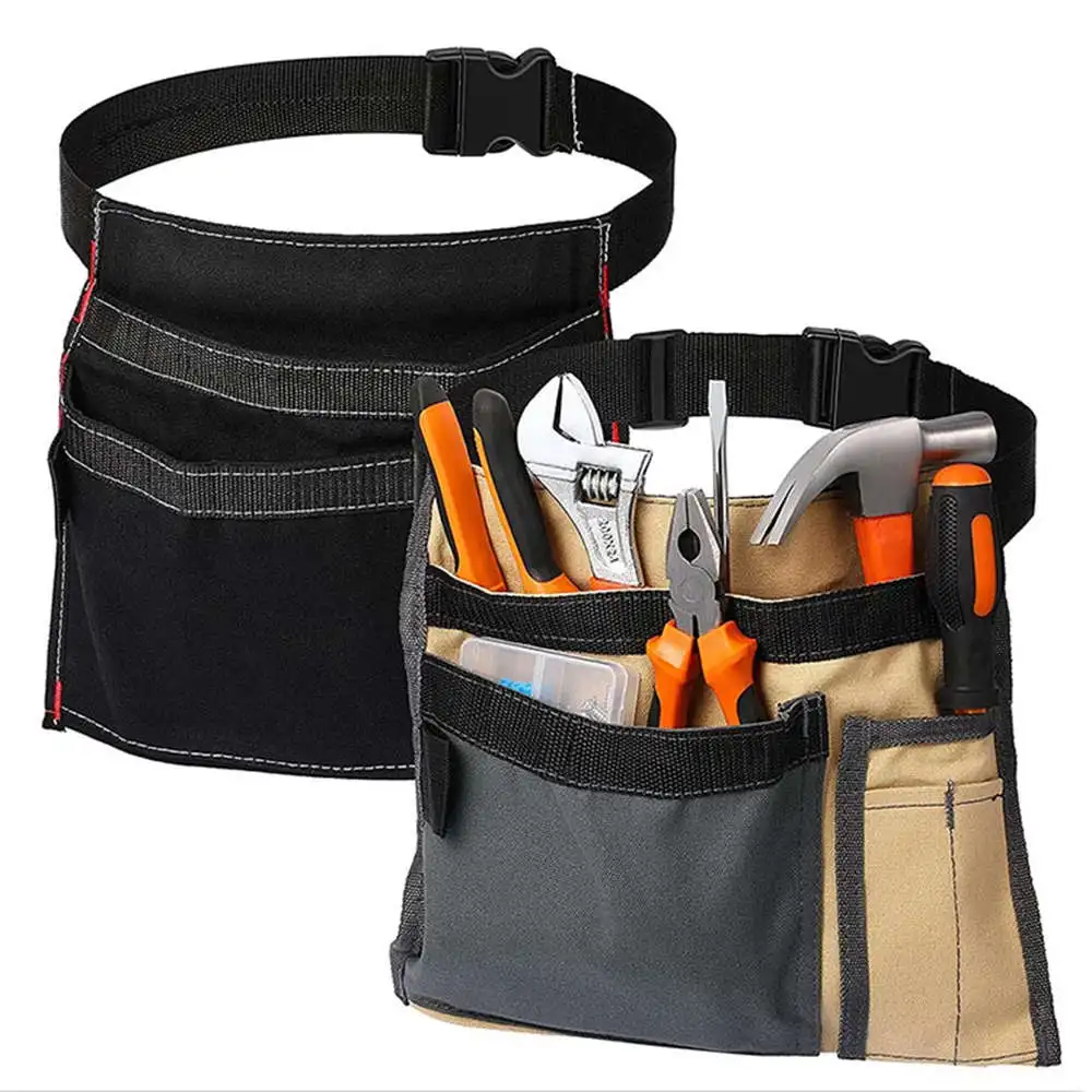 

Набор инструментов для электрика, легкая холщовая сумка с несколькими карманами, прочная и прочная поясная подвесная сумка для обрезки сада, упаковка для инструментов