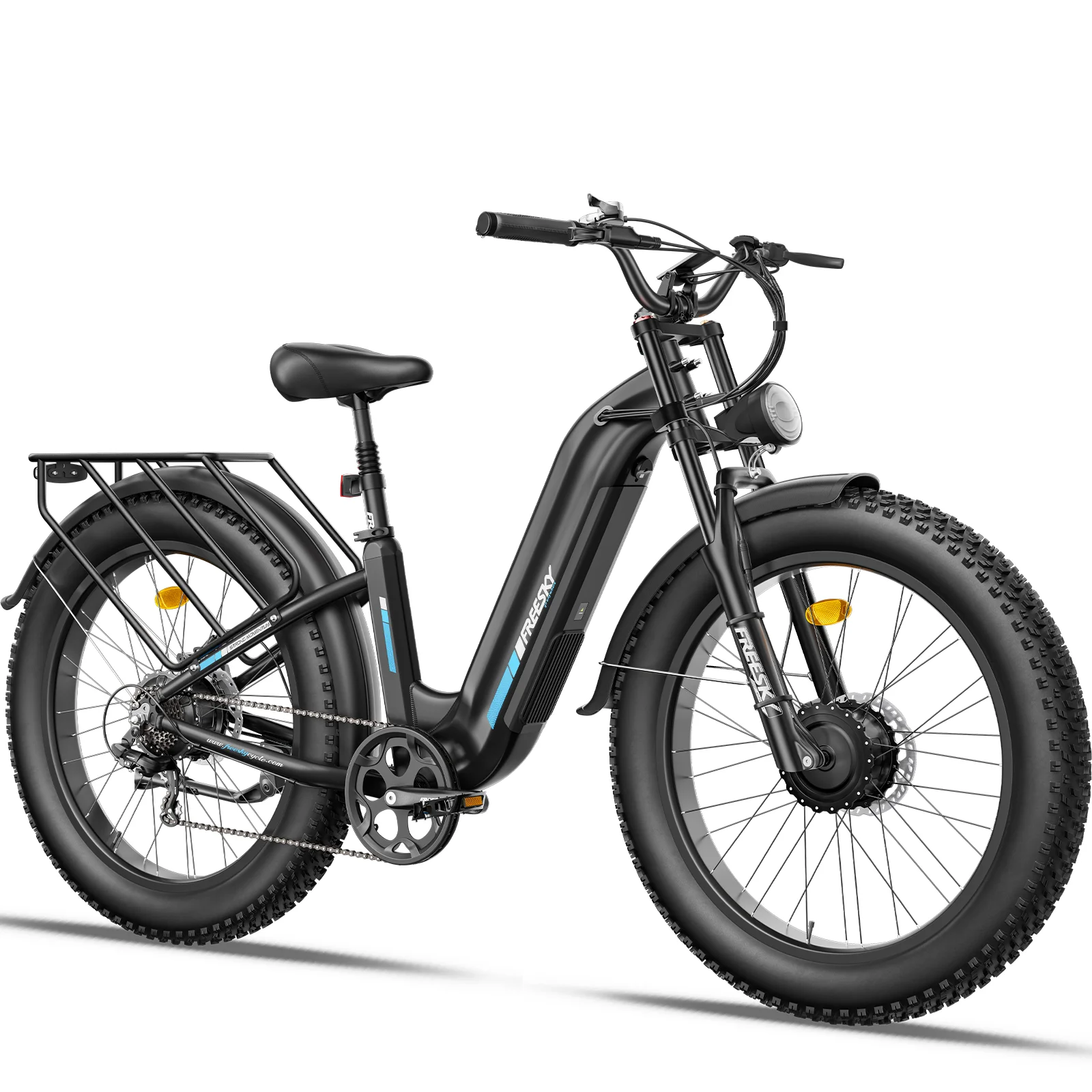 AliExpress Free Sky Freesky M540 adult E-bike, 1000W*2 motor cityebike , 48V23Ah battery, 26-inch Fat Tire E-Mountain bike ，Electric Bike