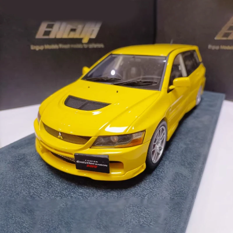 Engup 1/18 Lancer Evo9 Wagon Station Model Car Adult Souvenir Classic Static Display Collection Toy Gift