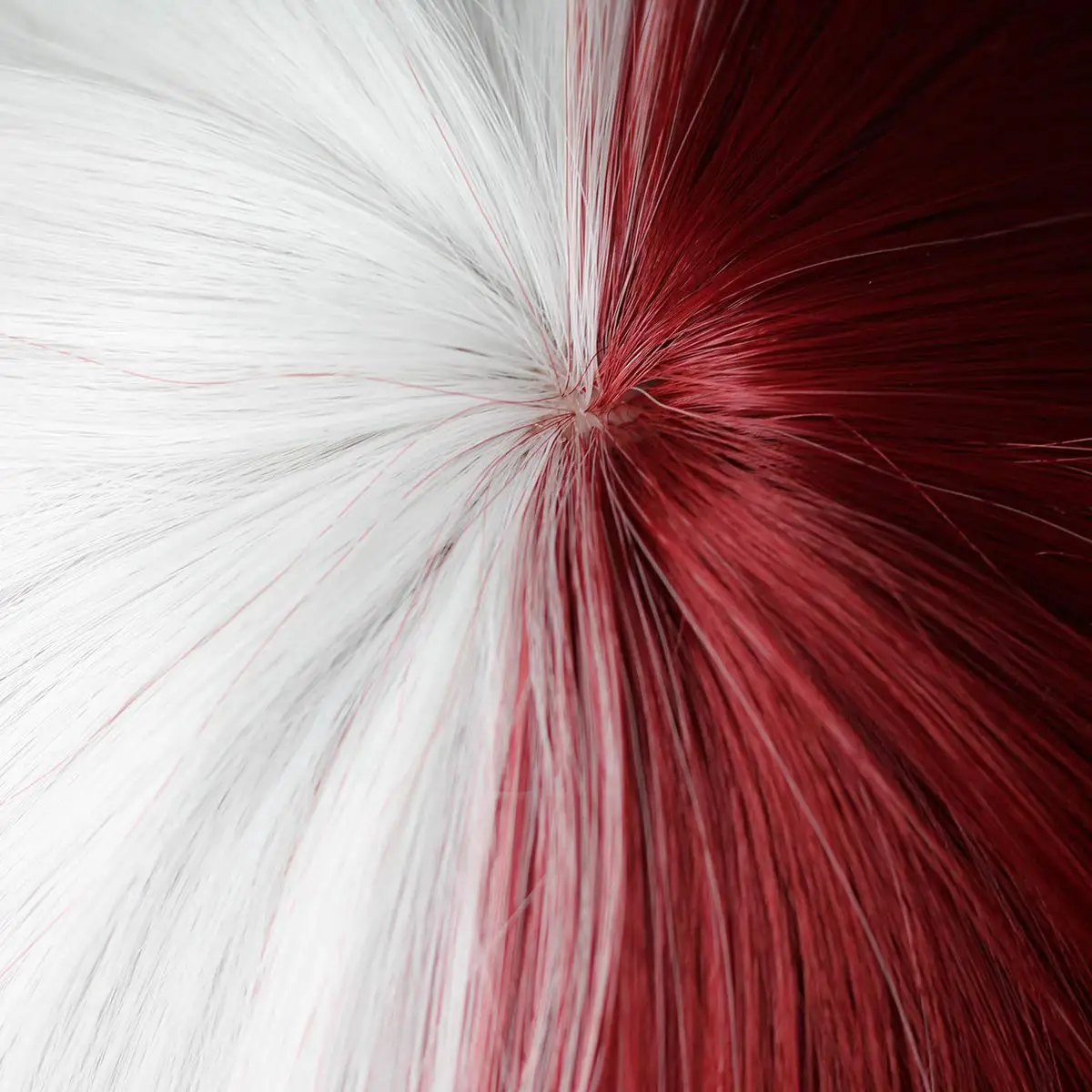 Anime Todoroki Shoto Half Wit Half Rood Anime Pruiken voor Halloween Cosplay Womens Cosplay Pruik Synthetische Pruiken voor Kostuum Partij
