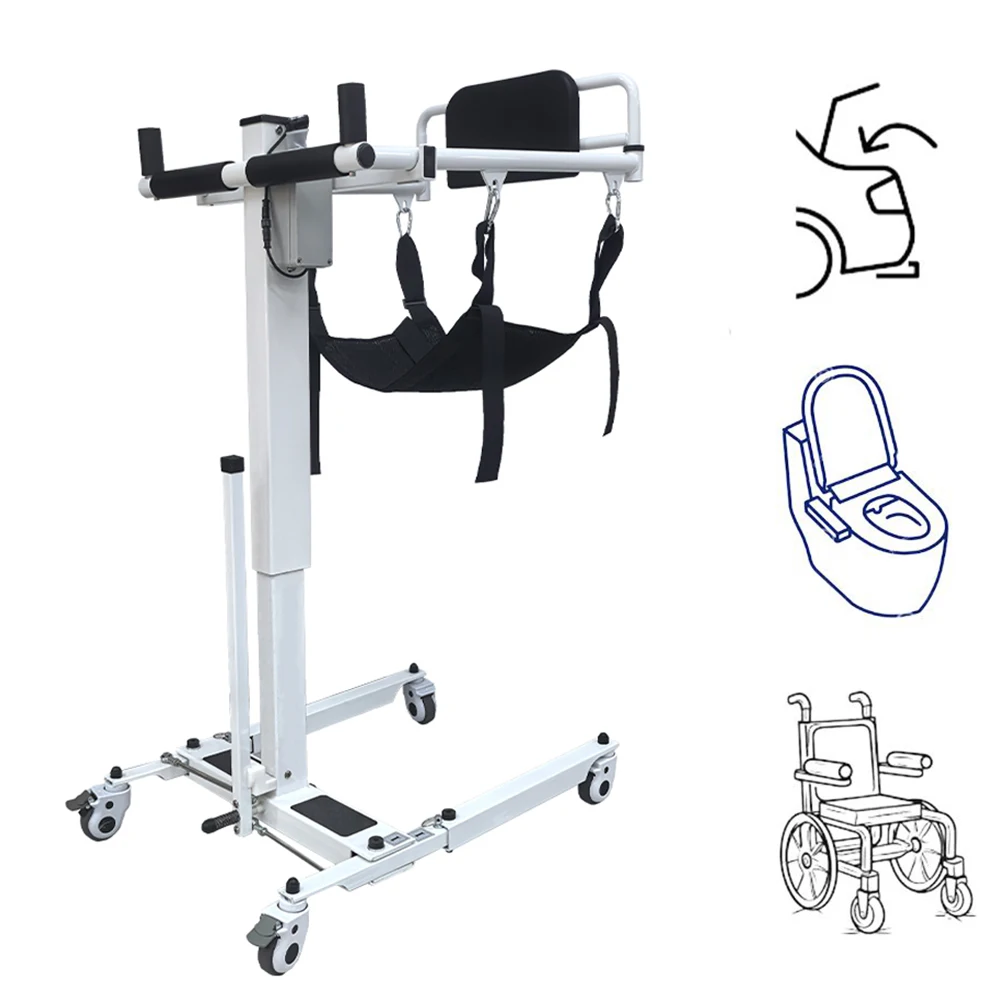 Electric Foldable Transfer Chair with Adjustable Height