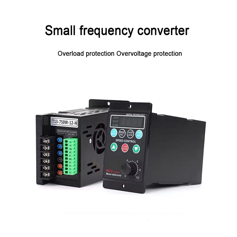 Frequency Inverter Variable Frequency Drive Single-Phase Input Three-Phase Output  AC Motor Driver