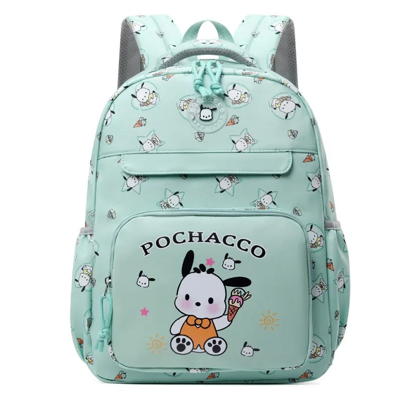 Sanrio Kulomie Cartoon Printed Ridge Guard Lightweight Student School Bag Large Capacity Cute Wear-resistant Children's Backpack