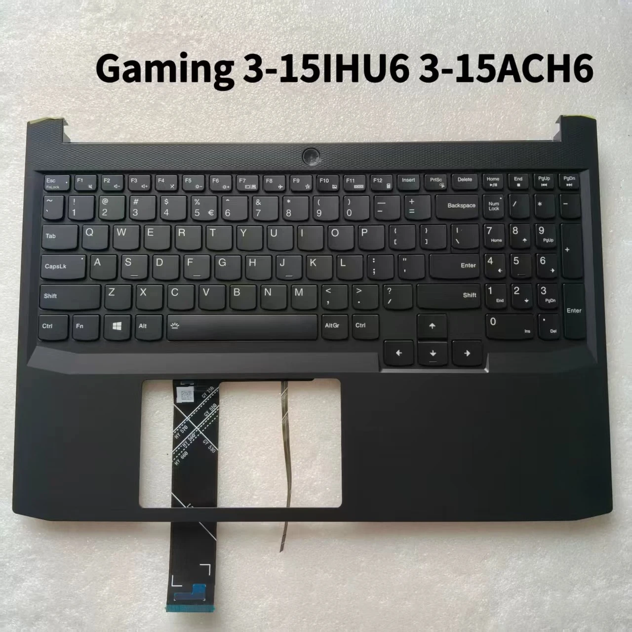 Brand New For Lenovo IdeaPad Gaming 3-15IHU6 3-15ACH6 C Case Ordinary Backlit Keyboard