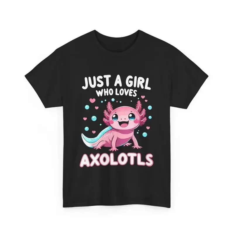 Axolotl Kawaii Just A Girl Who Loves Axolotls T Shirt