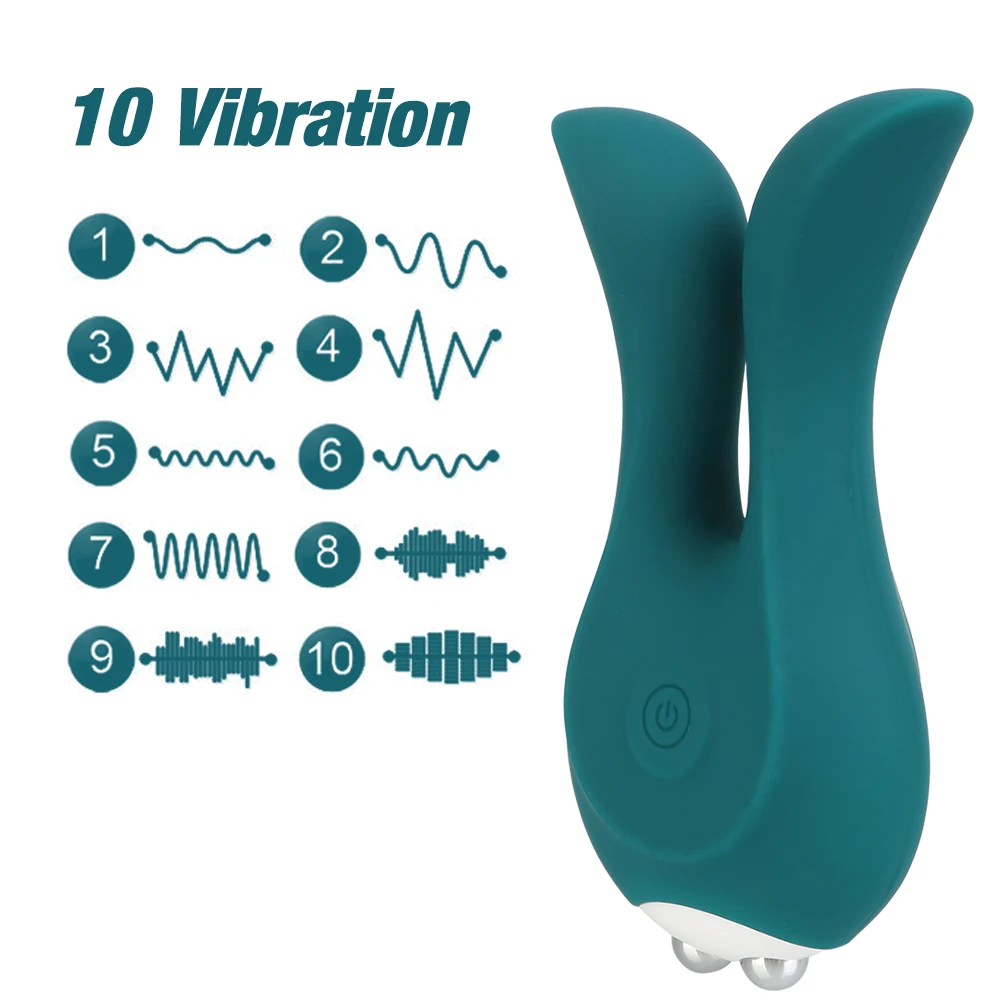 Sexy Rabbit Ear Pocket Vibrator for Women Nipple Clamps Clitoris Stimulator Vaginal Anal Plug Female Masturbator Sex Toys Erotic