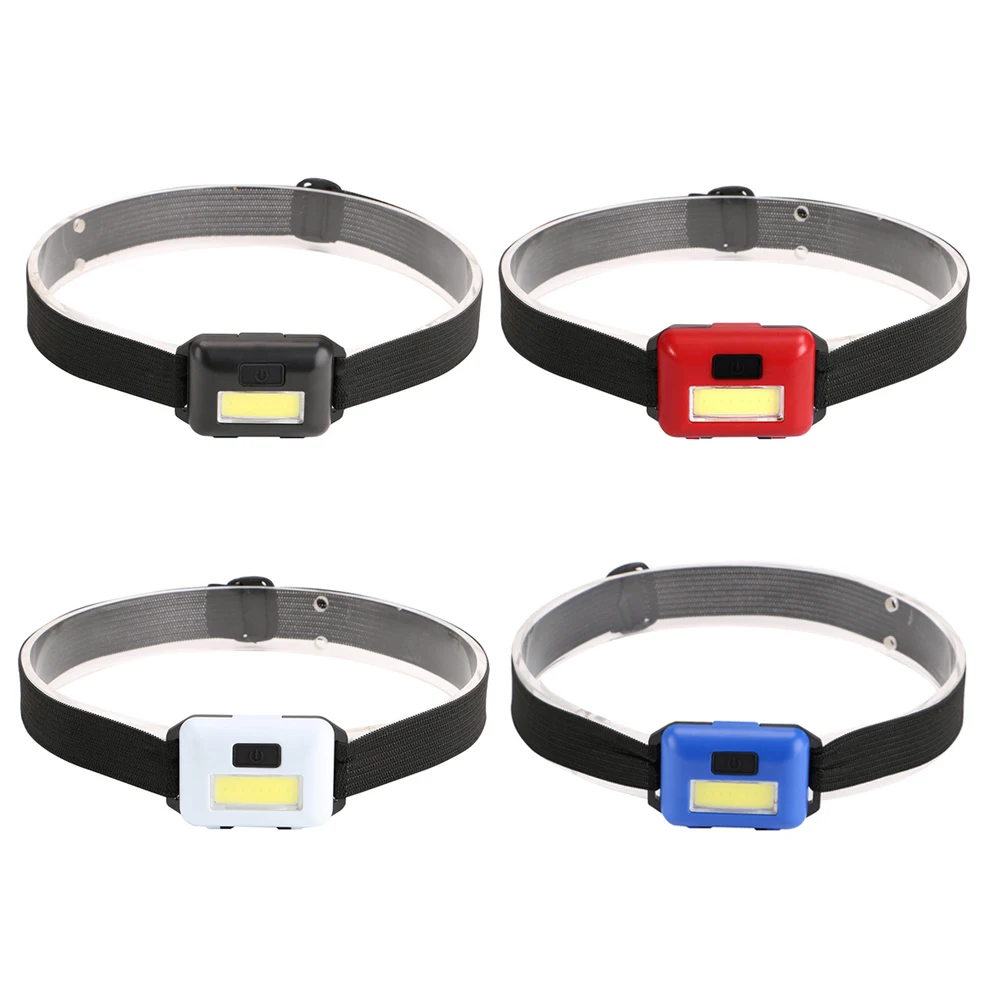 3 Mode Strong Head Flashlight Torch Lamp Waterproof LED COB Outdoor Headlamp Lightweight Night Riding Lighting