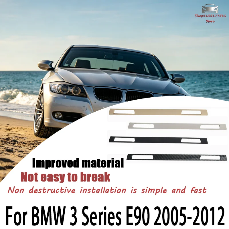For BMW 3 Series E90 2005-2012 water cup holder trim strip,passenger right instrument panel frame teacup holder outer frame