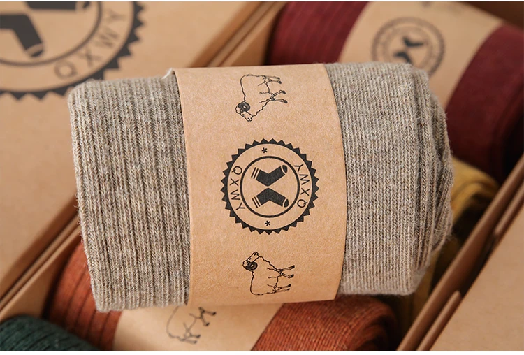 Feinwollsocken, Winterdick gestrickte, knöchelfreie Wadensocken, lange Beinwärmer für Stiefel, Wadensocken mit Futter – Detail 18
