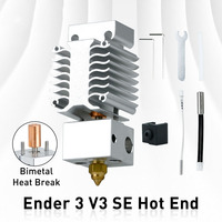 Hotend Kit For Creality Ender 3 V3 SE 3D Printer Heating Block Bimetallic Throat High Temperature Print Head for Ender3 V3 SE