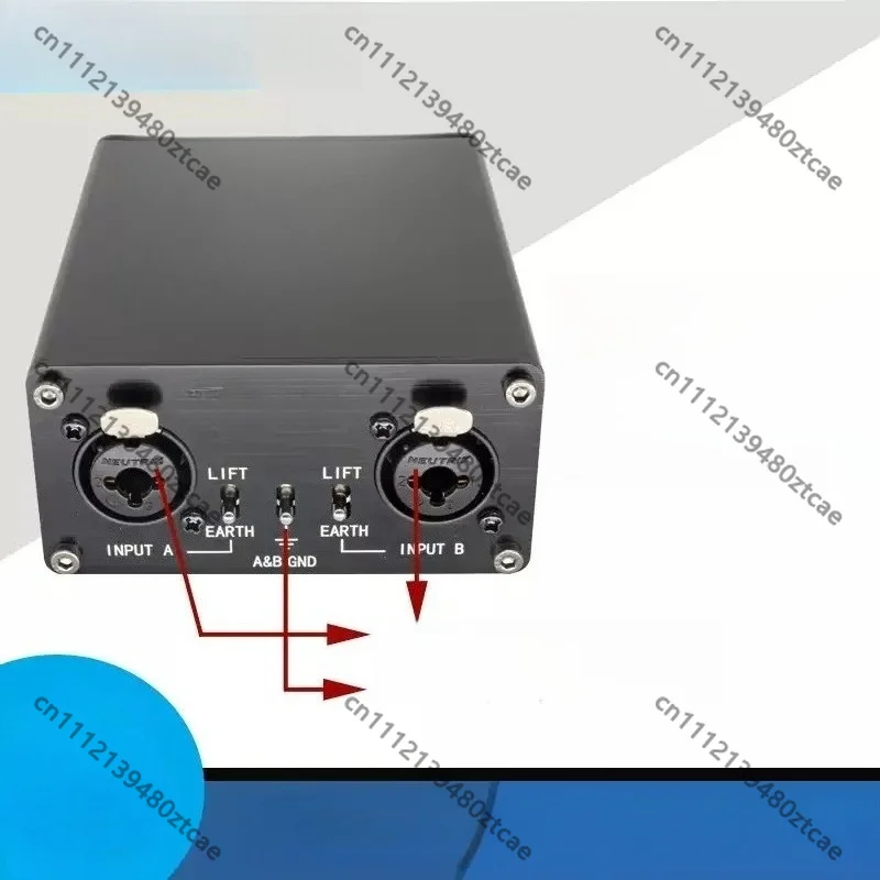 6.35mm Audio Ground Loop Filter Signal Isolator Eliminate Hum Noise Anti-interference For Stage And Vehicle Audio Equipment