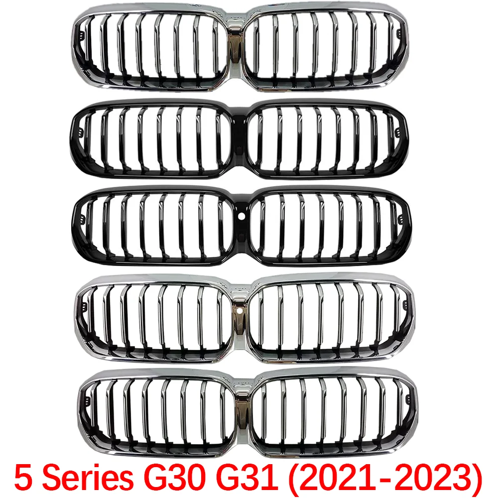 For BMW 5 Series G30 LCI G31 LCI 2021 2022 2023 520i 520d 523i 530dx 540i Original car Racing grille Front bumper kidney grills