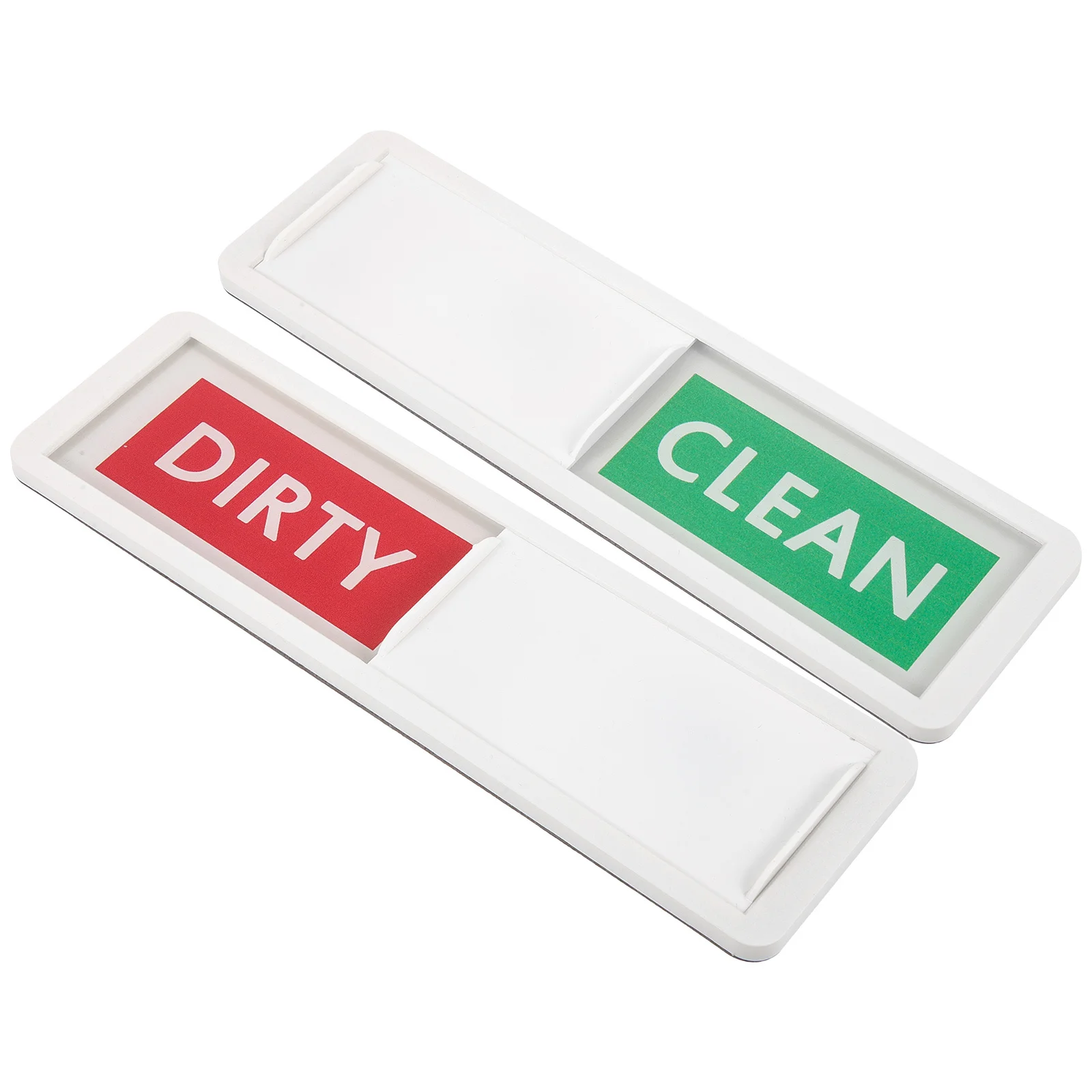 2Pcs Clean Dirty Magnet Sign Dishwasher Laundry Washing Machine Kitchen Magnetic Indicator Practical Clean Dirty Magnet