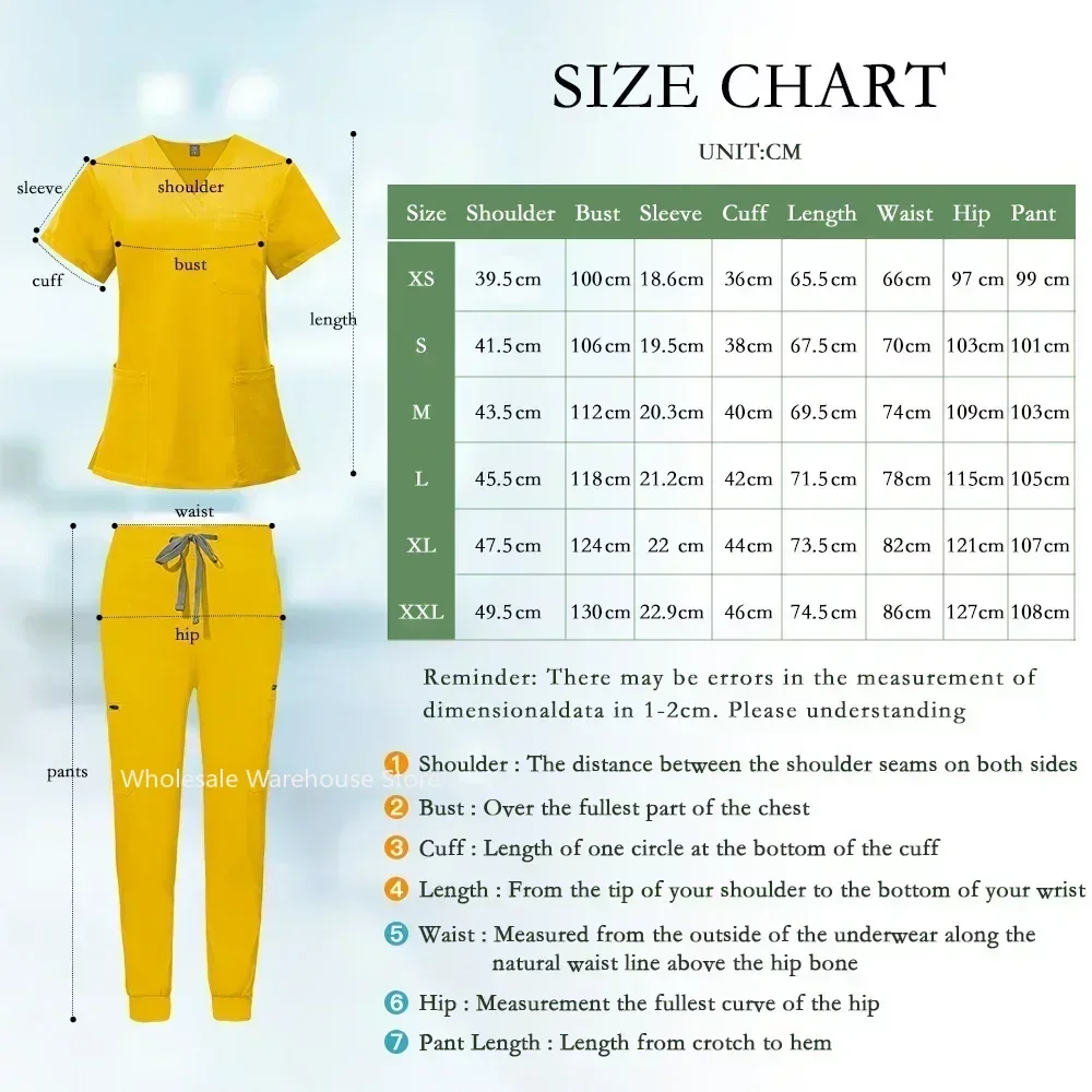 Nurse Uniform Woman Hospital Doctor Men\'s Medical Sweatshirt  Nursing Pants Unisex Workshop Uniforms Beauty SPA Work Clothes New