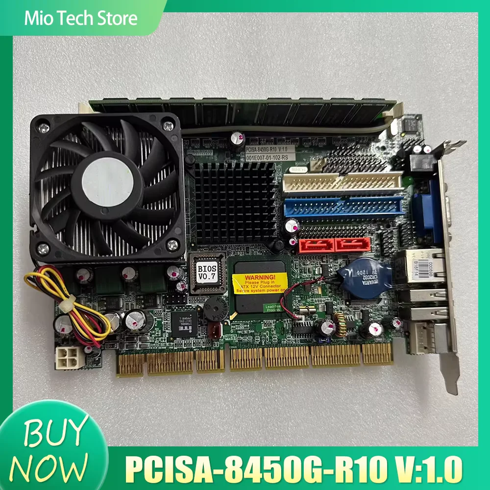 Original  Industrial Control Computer Equipment Motherboard PCISA-8450G-R10 V: 1.0