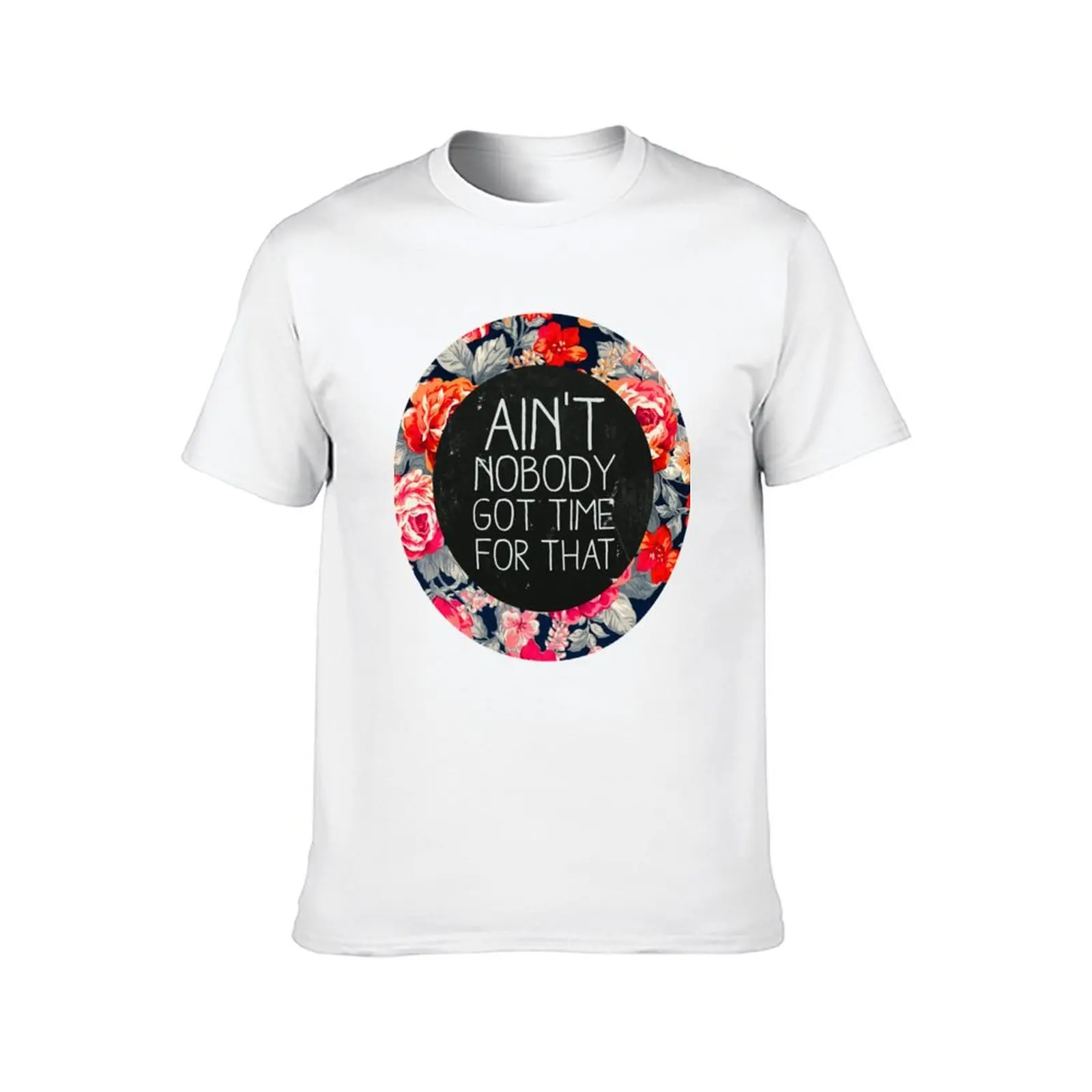 لا أحد حصلت على وقت لهذا تي شيرت رجل تي شيرت الصيف تي شيرت رجل القطن تي شيرت