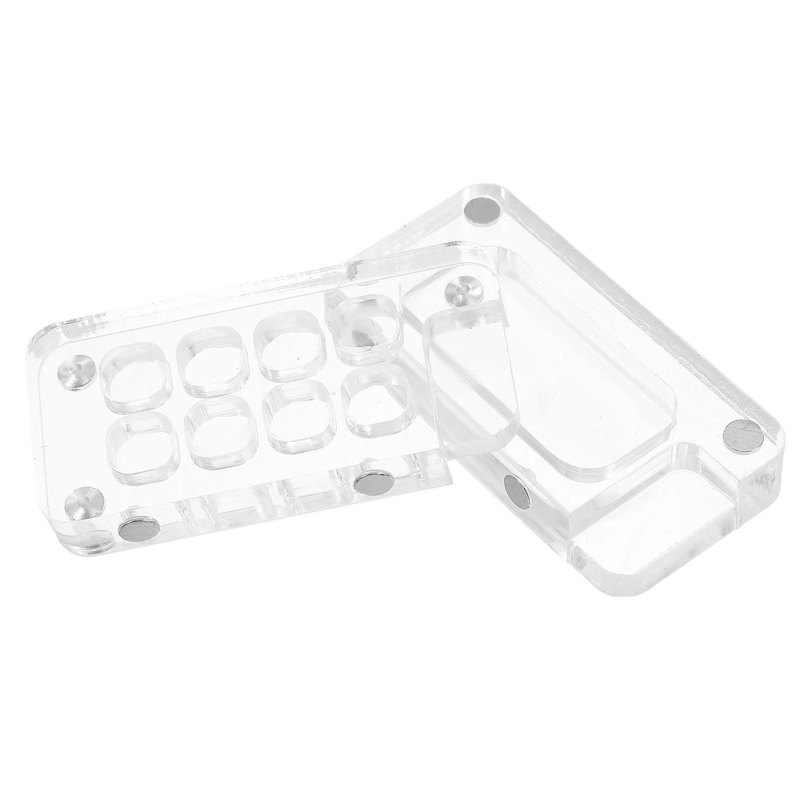 

1pcs 8 Grid Watercolor Palette Portable Paint Box Compact Lightweight Travel Watercolor Palette Suite Mixing Colors for Artists