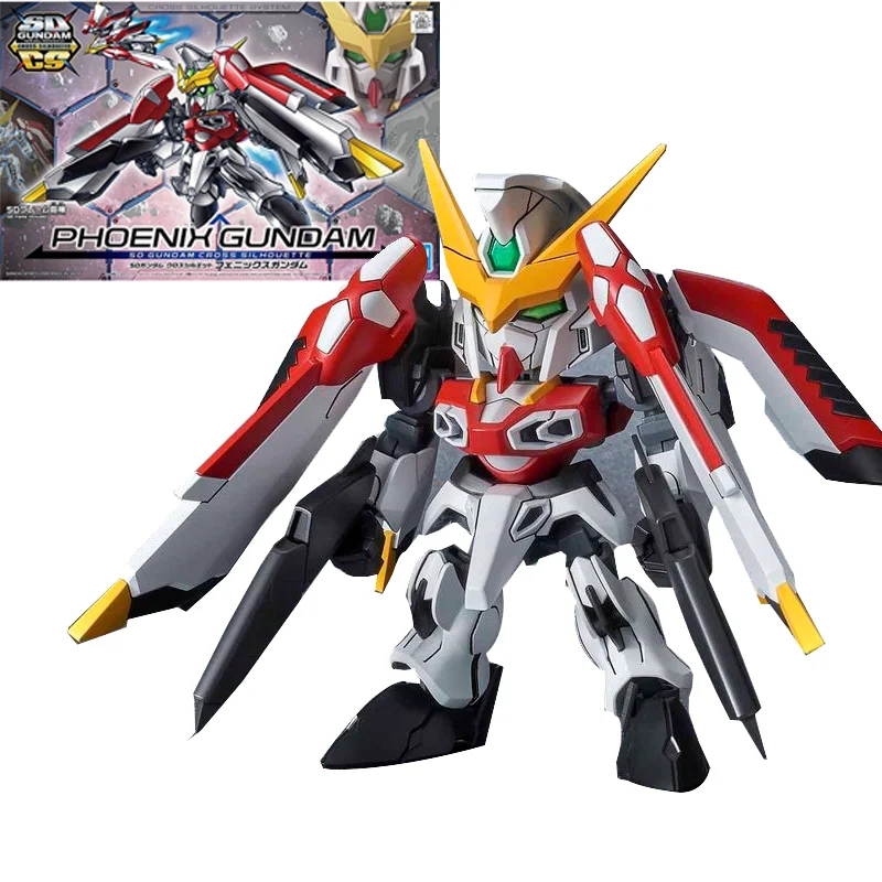 

Bandai Genuine Gundam Model Kit Anime Figure BB SDCS SD Phoenix Gundam Collection Gunpla Action Figure Toys Gift For Children