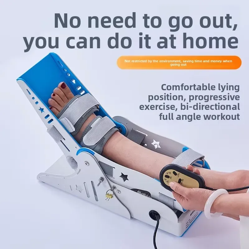 Adjustable Electric Ankle Rehabilitation Machine for Home Sports Therapy Sprain Fracture Recovery Training Equipment