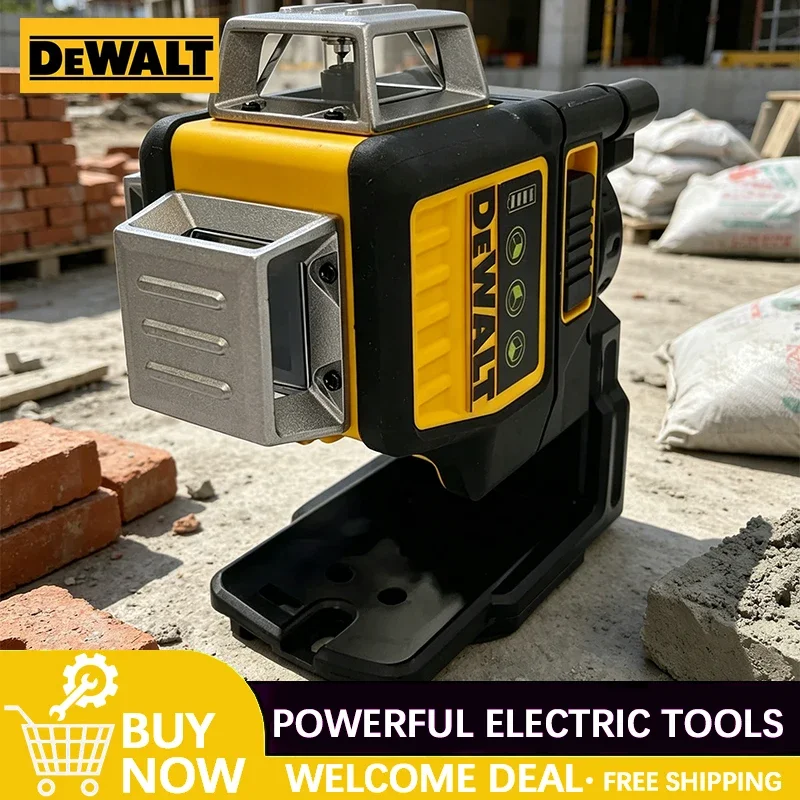 

2026 Dewalt DW089LG 12В Лазерный уровень с литиевой батареей, 360° по 3 направлениям (вертикаль, горизонталь), зеленый луч, для наружных работ, инструмент для самостоятельного выравнивания