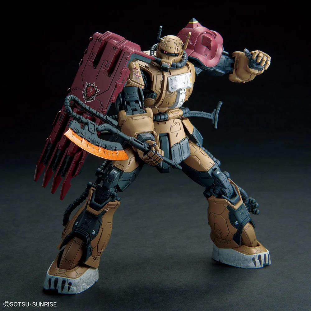 [متوفر] بانداي جاندام HG 1/144 MS-06F زاكو II F نوع سولاري (RFV) تجميع لطيف أنيمي عمل الشكل حلية أطقم منمذجة اللعب