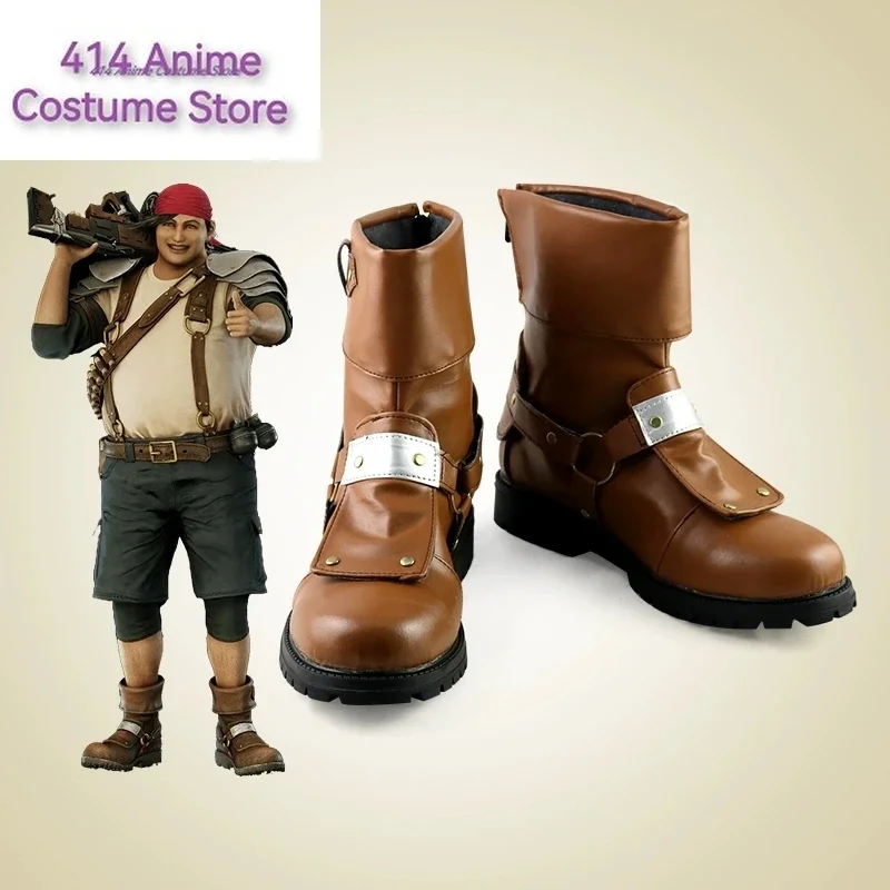 Game Anime VFF7 Final Fantasy VII Wich Halloween Carnival Party Cosplay Shoes Boots Costume  Accessorie