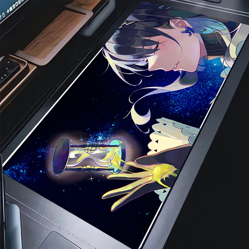 

Mouse Pad Hololive Ouro Kronii Gamer Computer Accessories Keyboard Table Mat Mousepad Company Gaming Laptop Desk mat PC Mousepad