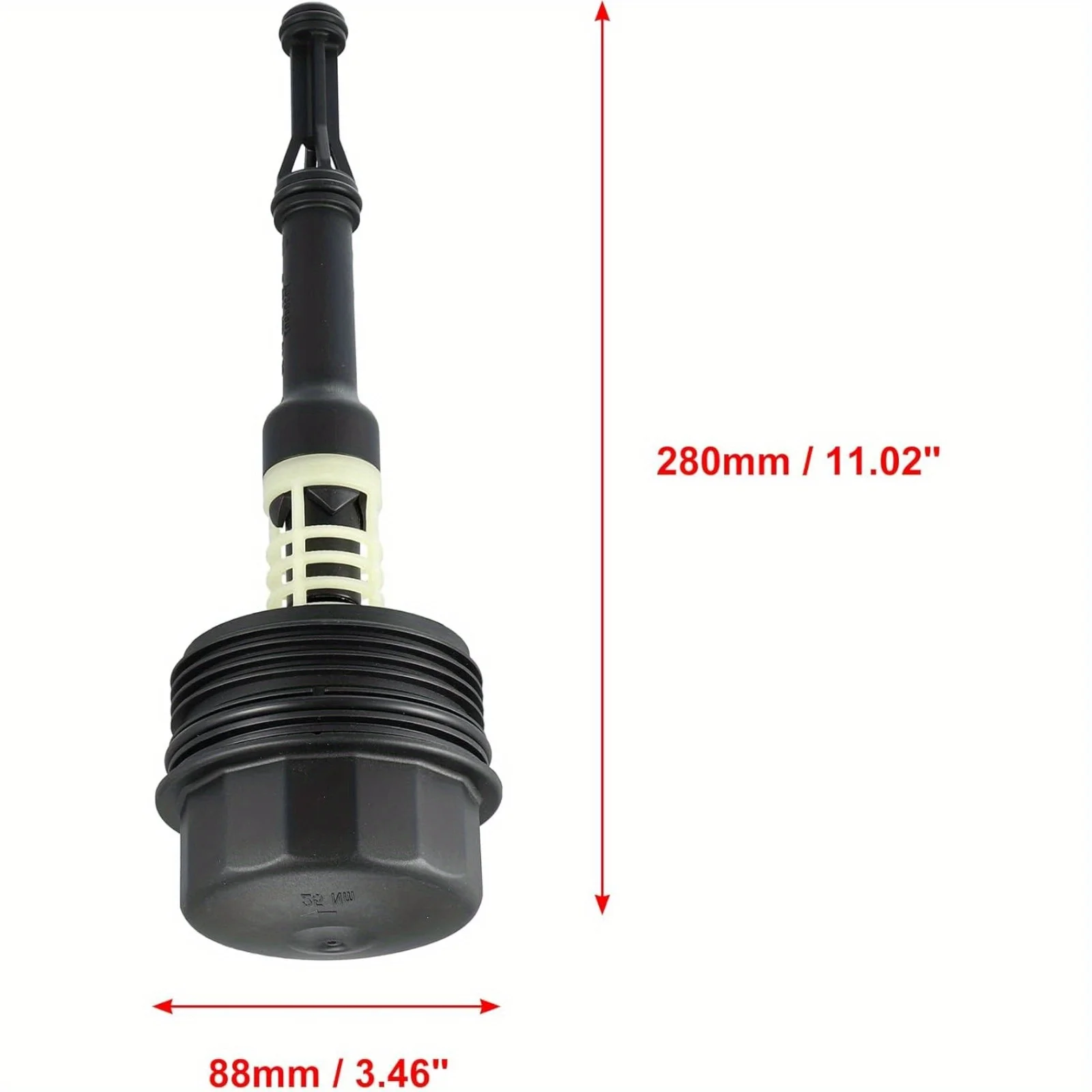 Engine Oil Filter Housing Cap Oil Filter Cover 6511800138 for Mercedes Benz OM651 Vito Sprinter W166 W204 W212 C207 R172 - view 5