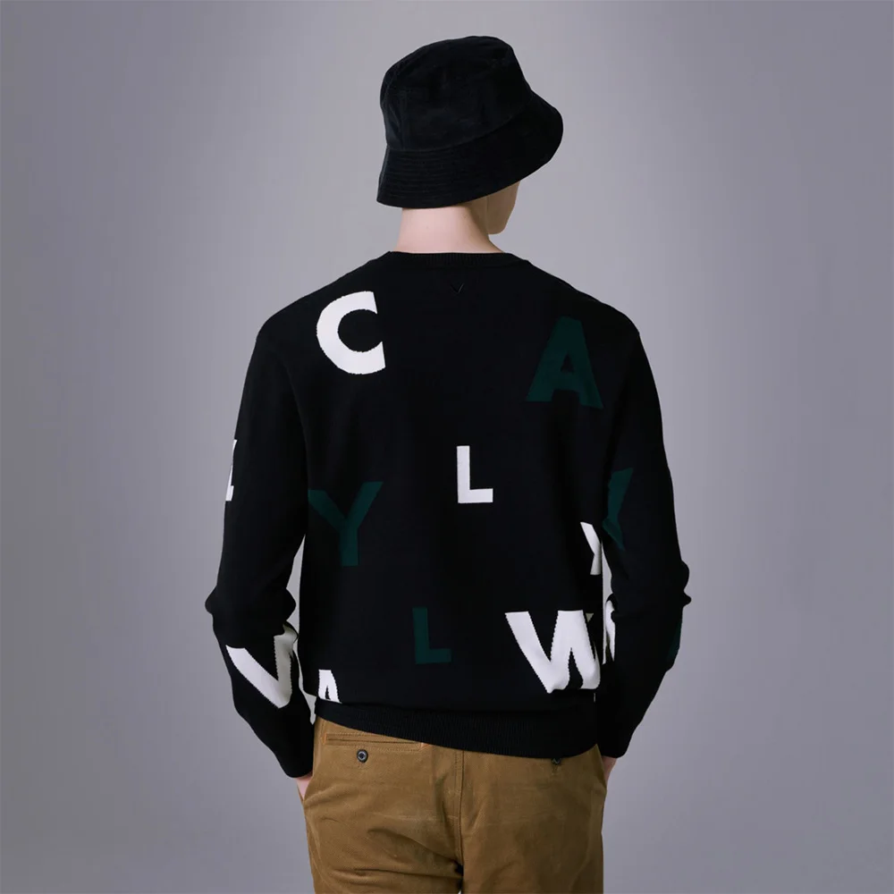 CALLA organise un pull haut de gamme pour hommes! Nouveau style! Lettre de golf de marque de luxe en déclin, ChimDesign, Une liste pour l'automne!