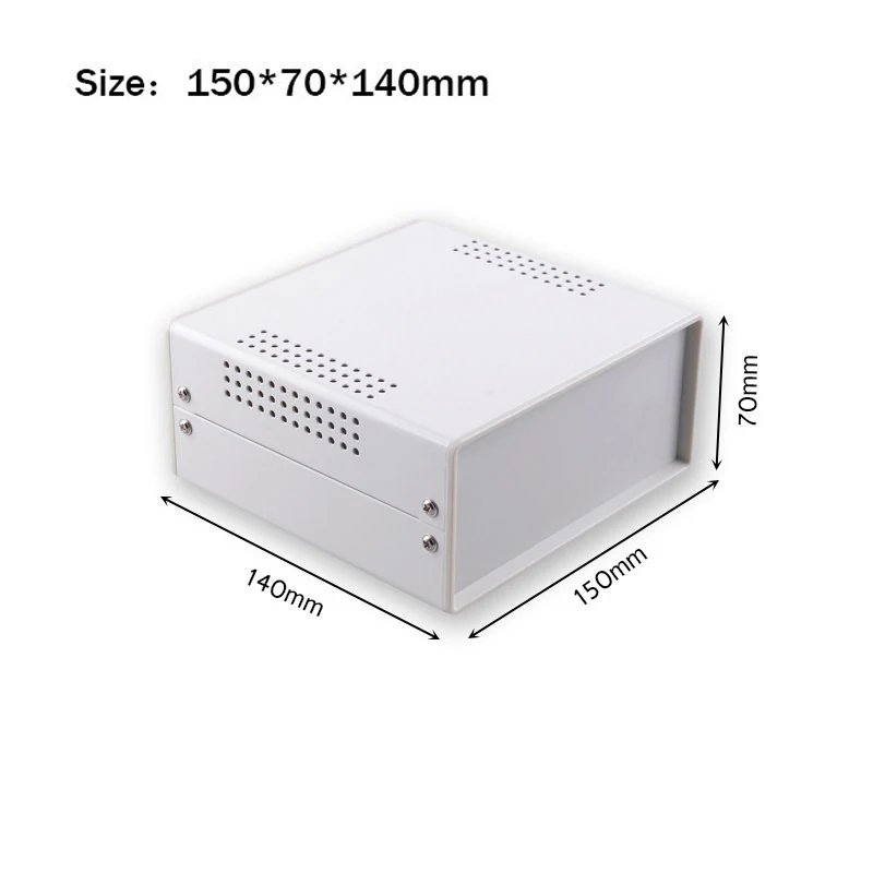150x140x70mm Iron Housing for Electronics DIY Instrument Case Project Case Iron Electric Junction Box DIY Amplifier Metal Box